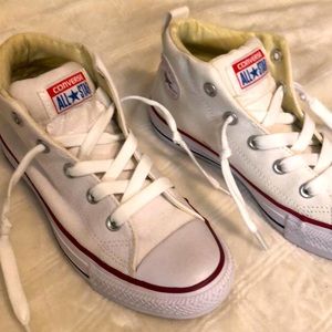 White converse all star. Women’s size 6.
